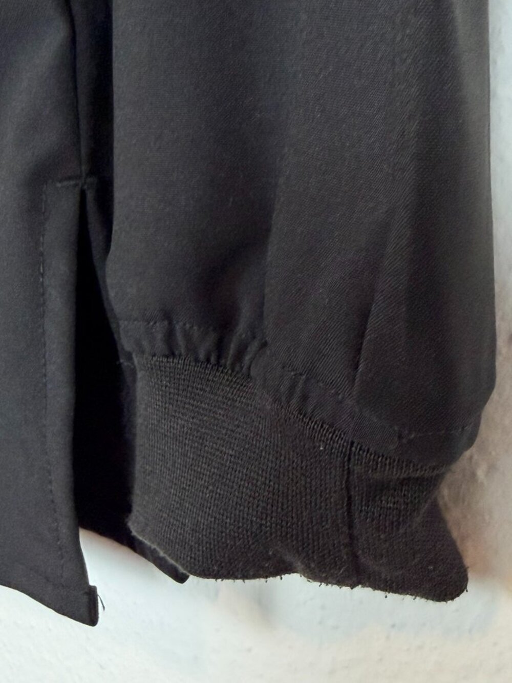 Wink W123 Snap Front Warm Up Scrub Jacket Black Size Medium - Picture 7 of 12